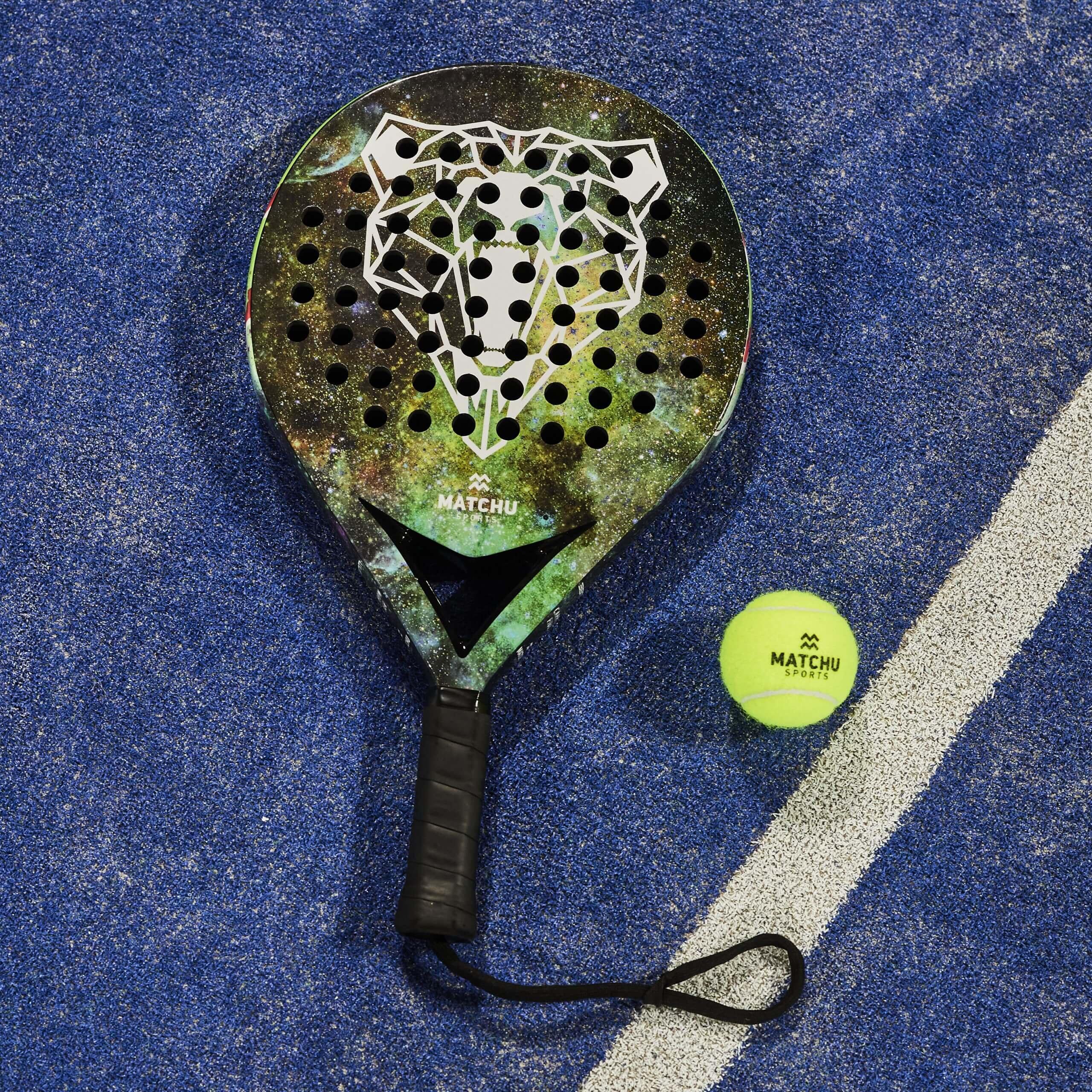 Padel racket Bear inclusief draagtas - Ronde vorm voor controle 3/7
