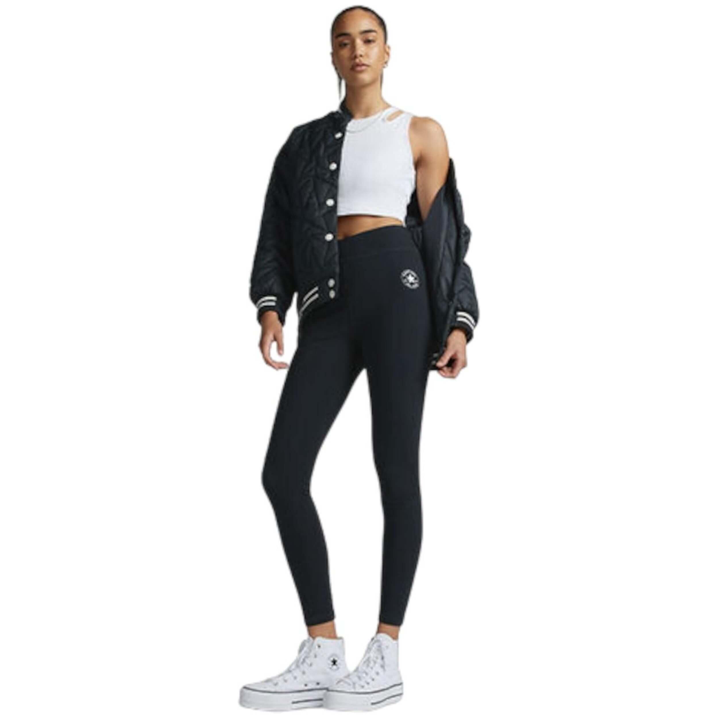 Leggings Converse modèle 10025892-A01 pour femmes 3/4