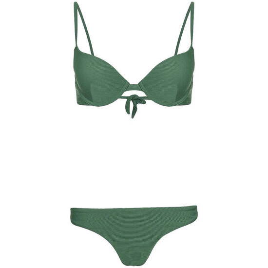 Bikini intero Tiffosi 10043780-VERDE per donne