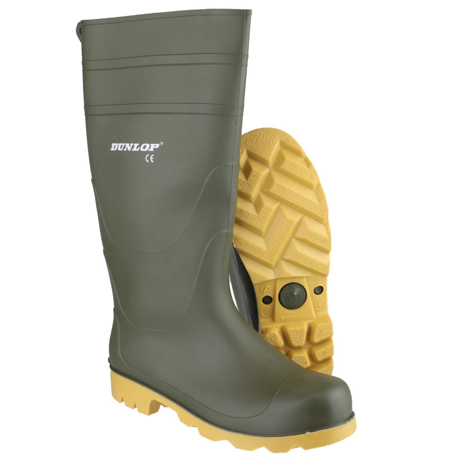 PVCGummistiefel Stiefel Herren Schwarz 4/5