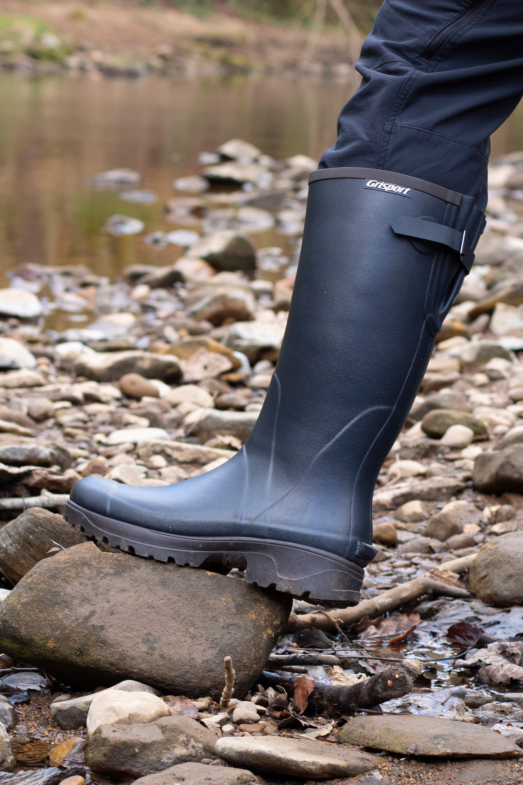 GRISPORT Stream II Mens 4mm Neoprene Lined Wellington