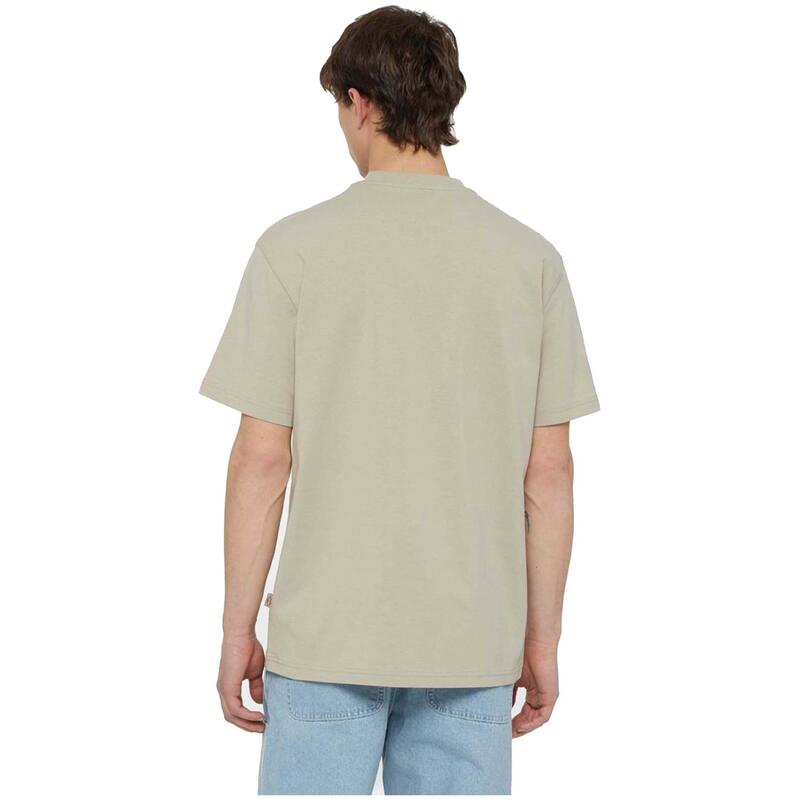 T-shirt Homme Dickies Gris Taille M - Mélange Coton - Style Basique Rétro