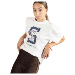 T-shirt Tiffosi modèle 10045969-104-WHITE pour filles