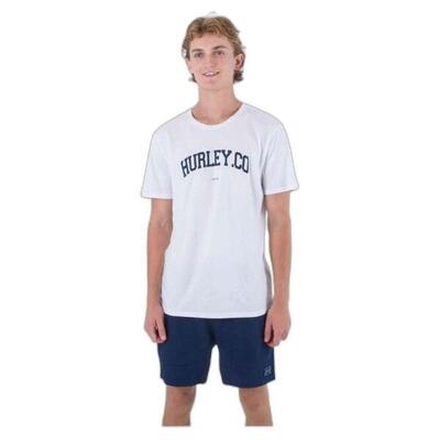 Camiseta de manga corta Hurley modelo AMTS22Q3AU-WHT para unisex