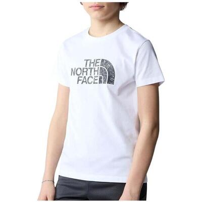 The North Face maglietta manica corta da ragazzo Easy NF0A87T6XOY bianco WHITE