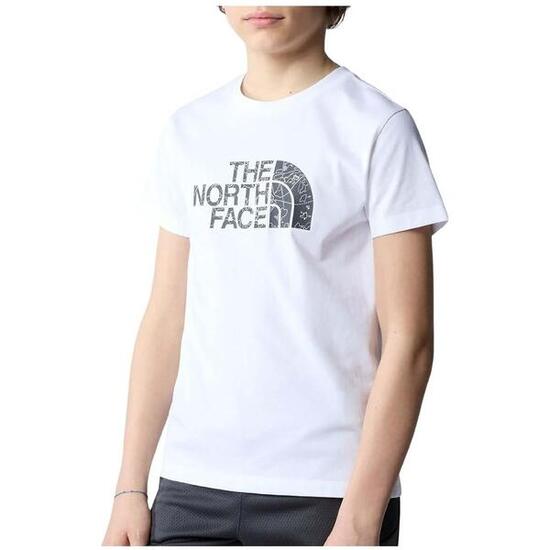 Maglia a maniche corte The north face modello NF0A87T6XOY1 per ragazzi