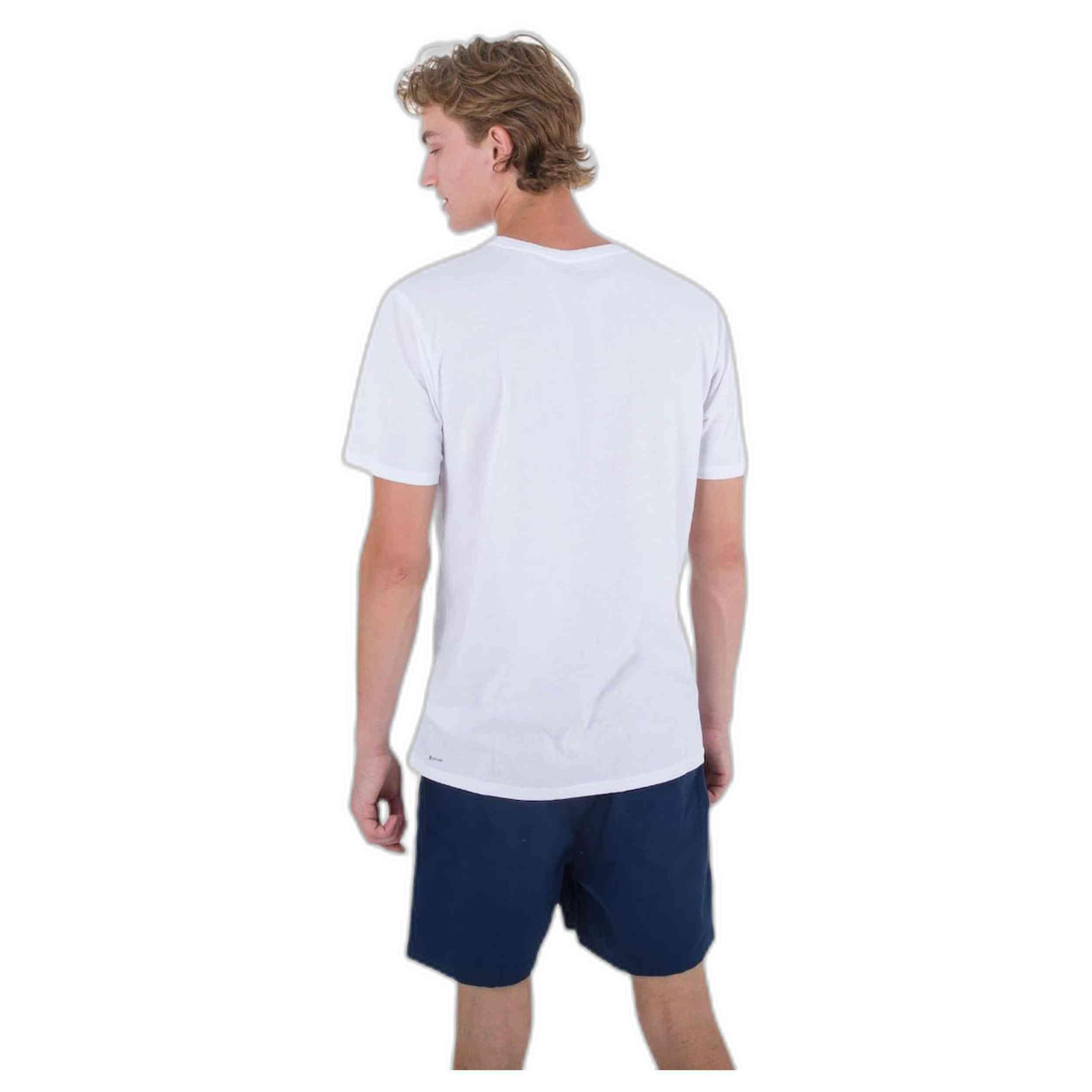 Camiseta de manga corta Hurley modelo AMTS22Q3AU-WHT para unisex 3/4