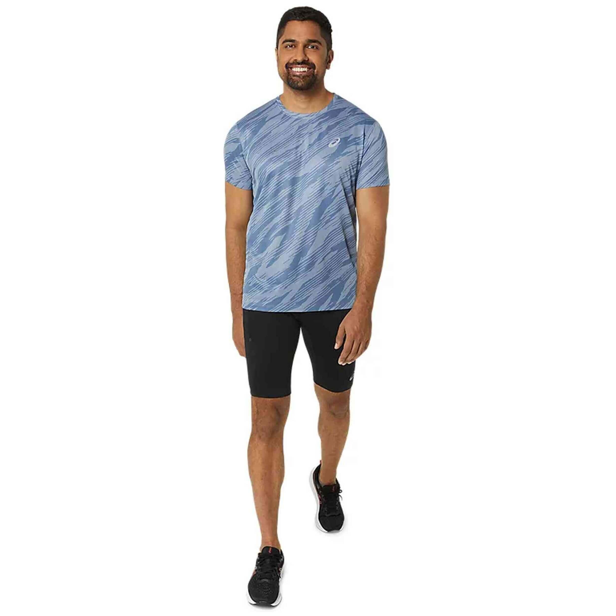 Maglia a maniche corte Asics modello 2011C646-401 per uomini 5/5