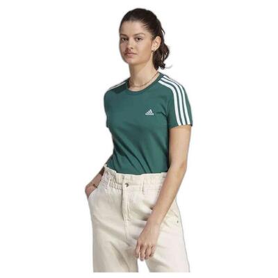 T-shirt met korte mouwen adidas 3 stripes voor vrouwen