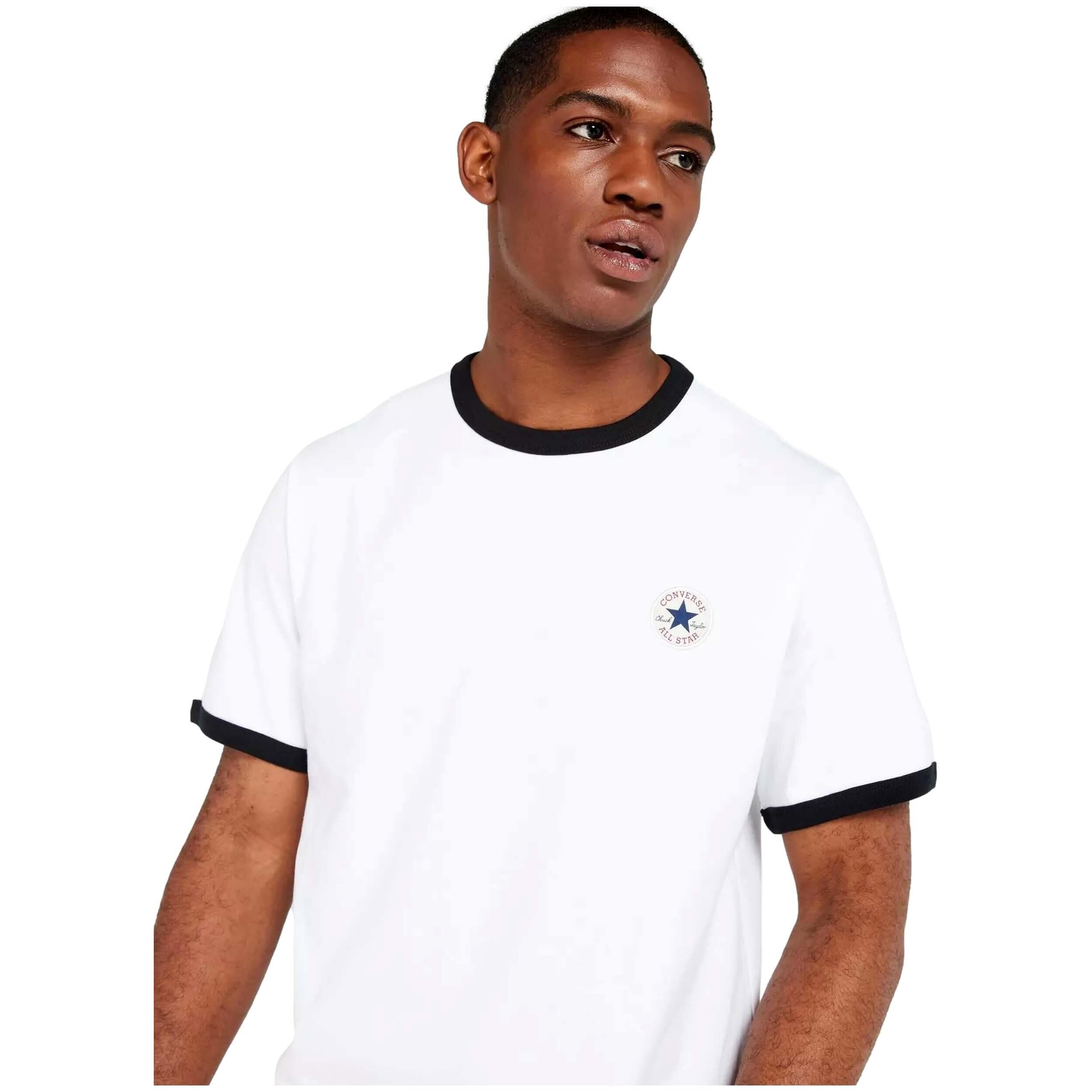 Maglia a maniche corte Converse modello 10025909-A02 per uomini 4/4