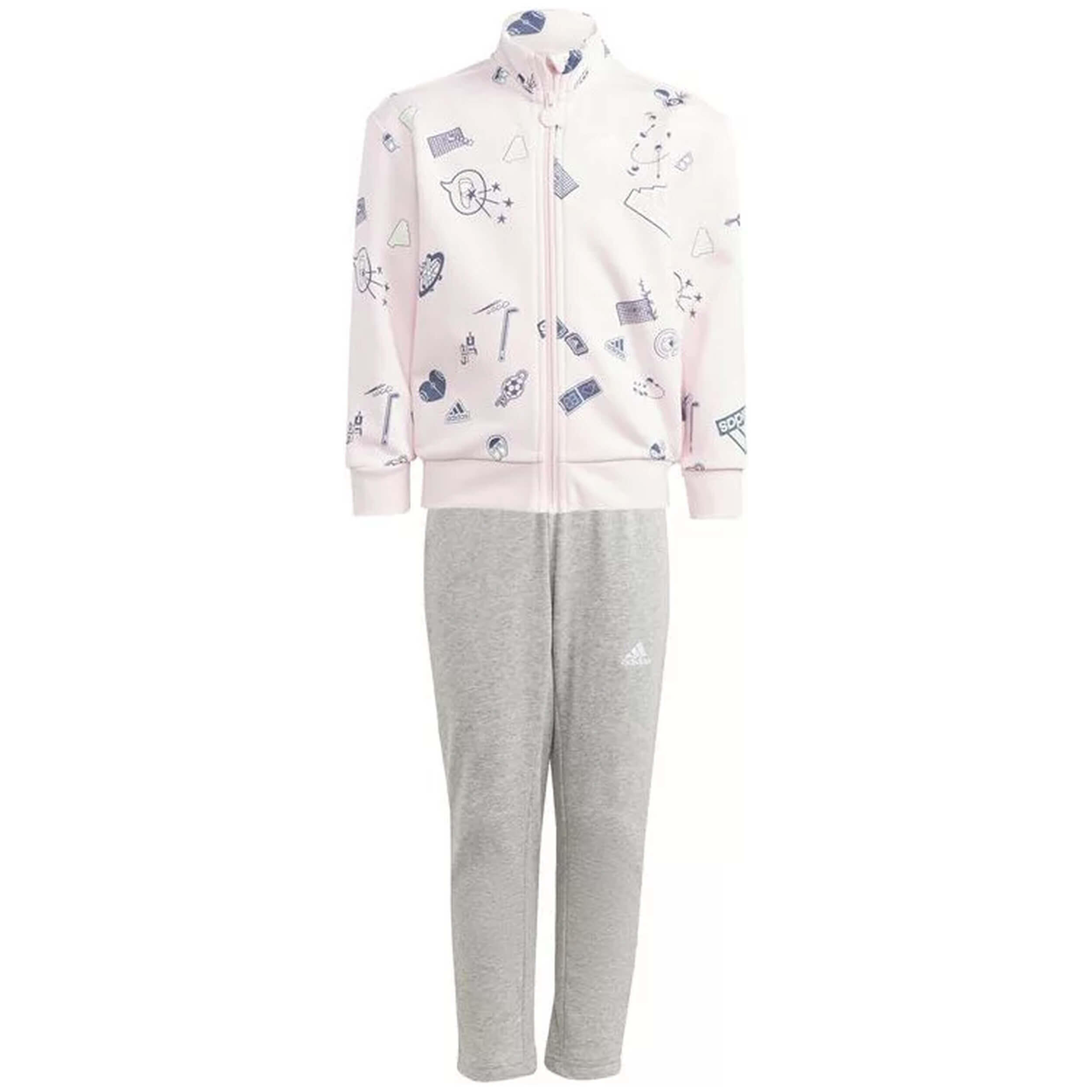 Adidas - Survêtement Complet Adidas Modèle In3304 Pour Unisexe Enfants - Survêtement - Rose - 4-5 Ans - Decathlon