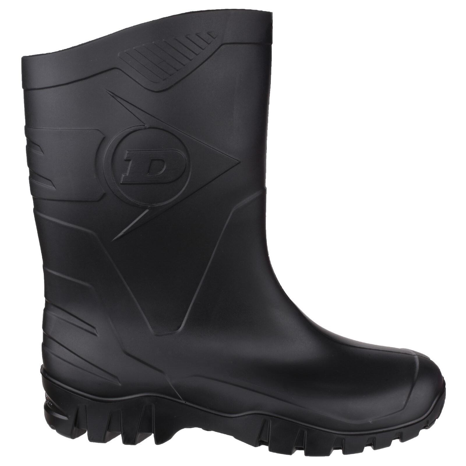 Dee Calf K580011 Mens Wellington Boots (Black) DUNLOP Decathlon