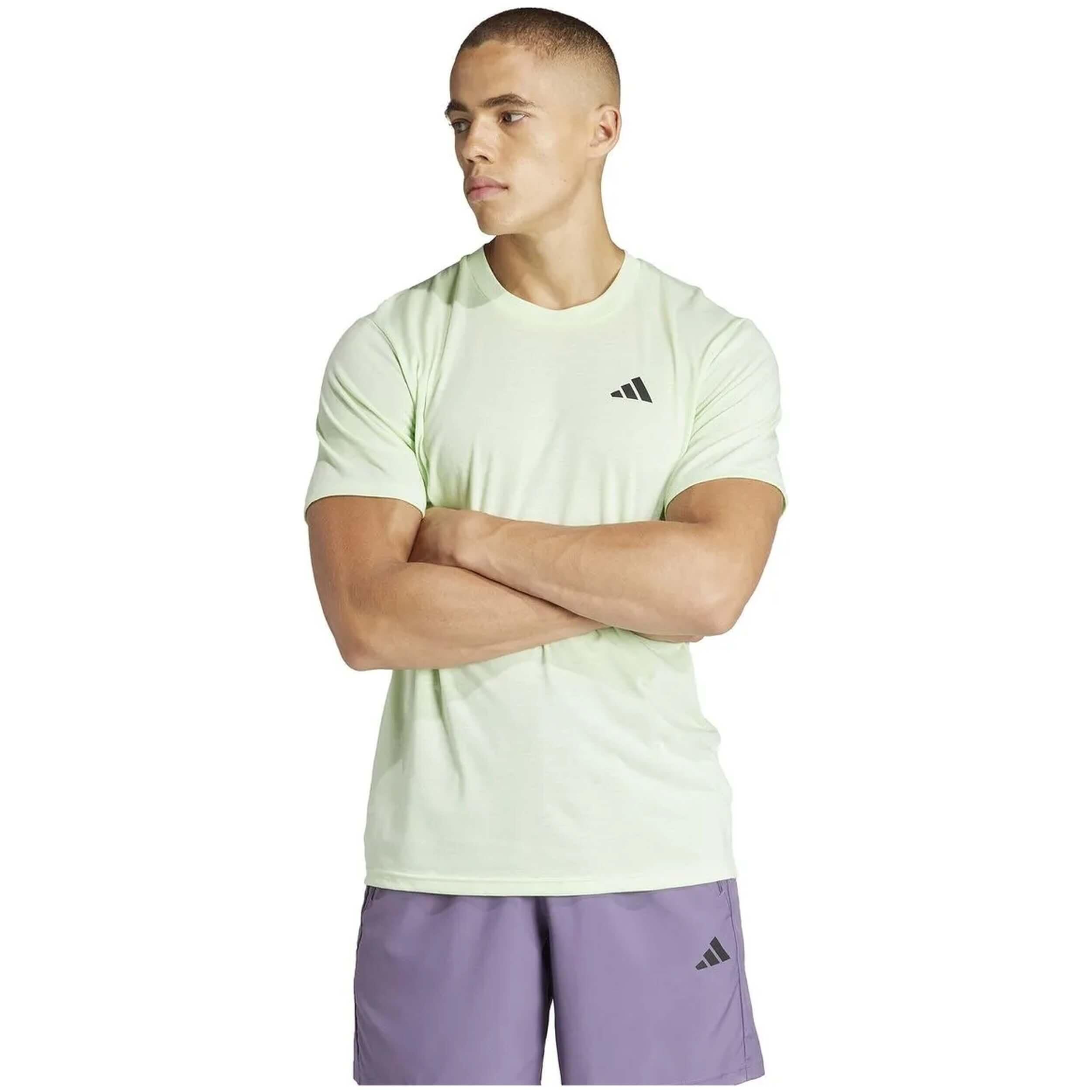 Adidas - T-shirt Adidas Modèle Ir9105 Pour Homme - T-shirt Manches Courtes - Vert - Decathlon