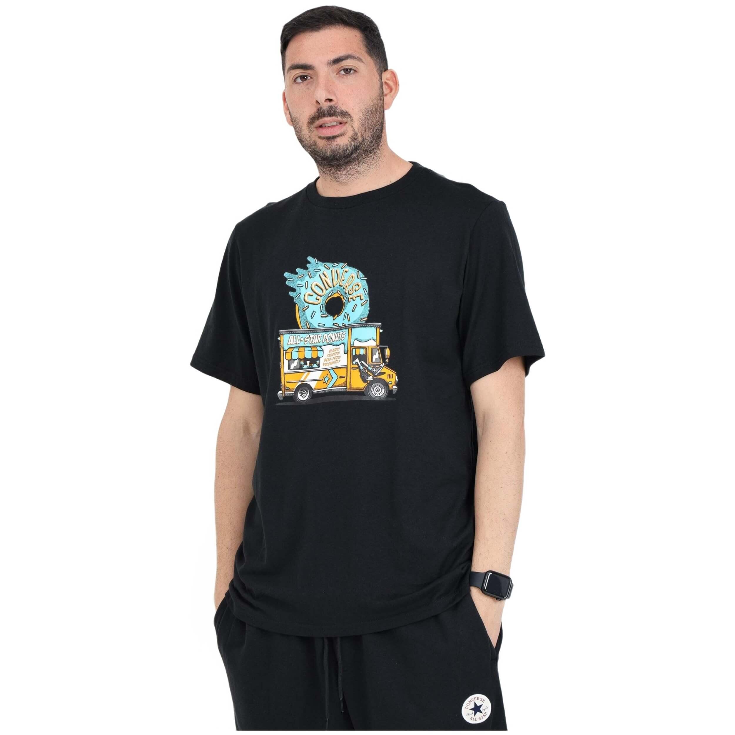 Maglia a maniche corte Converse modello 10026420-A01 per uomini 3/3