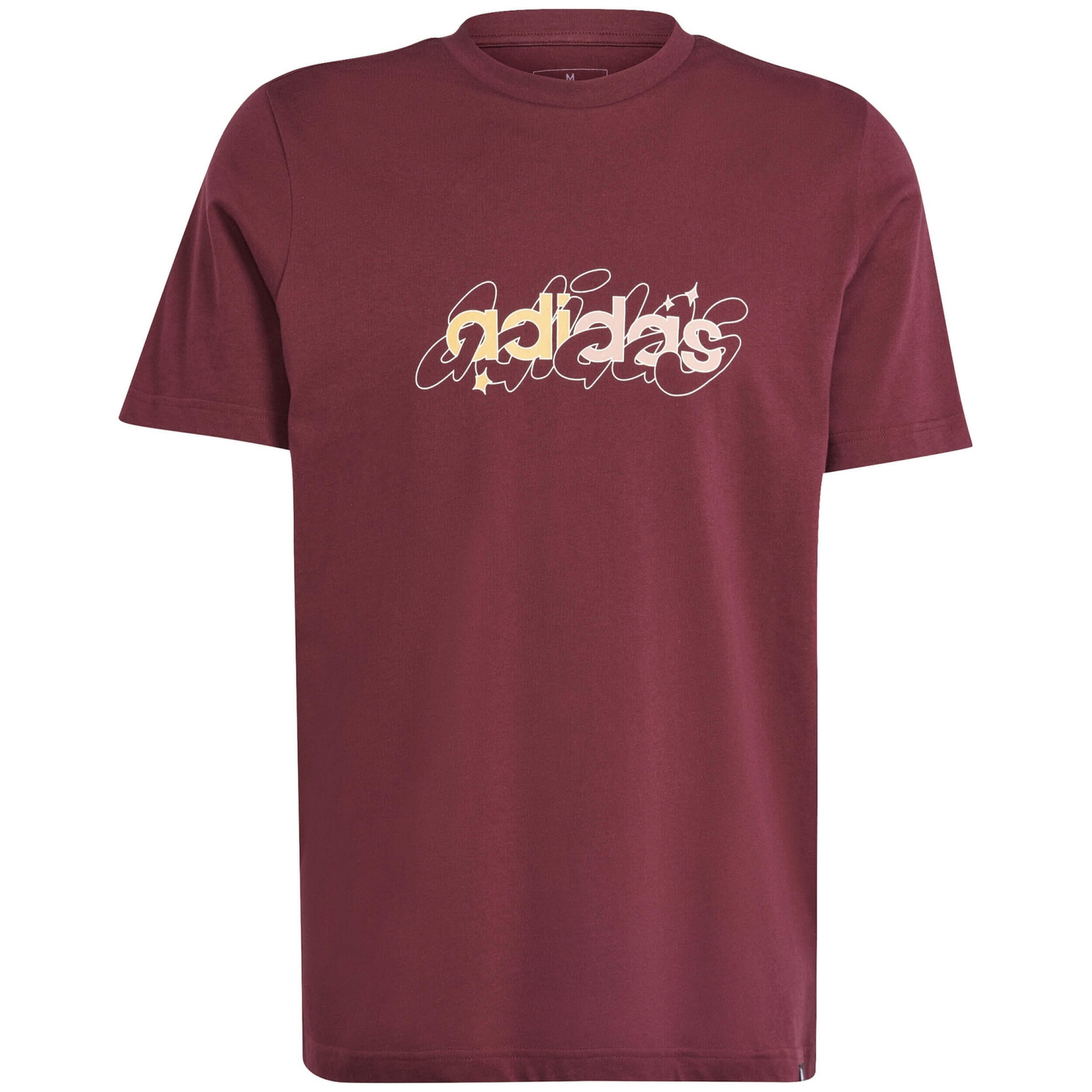 Adidas - T-shirt Adidas Illustrated Linear Graphic Pour Homme - T-shirt Manches Courtes - Rouge - Decathlon