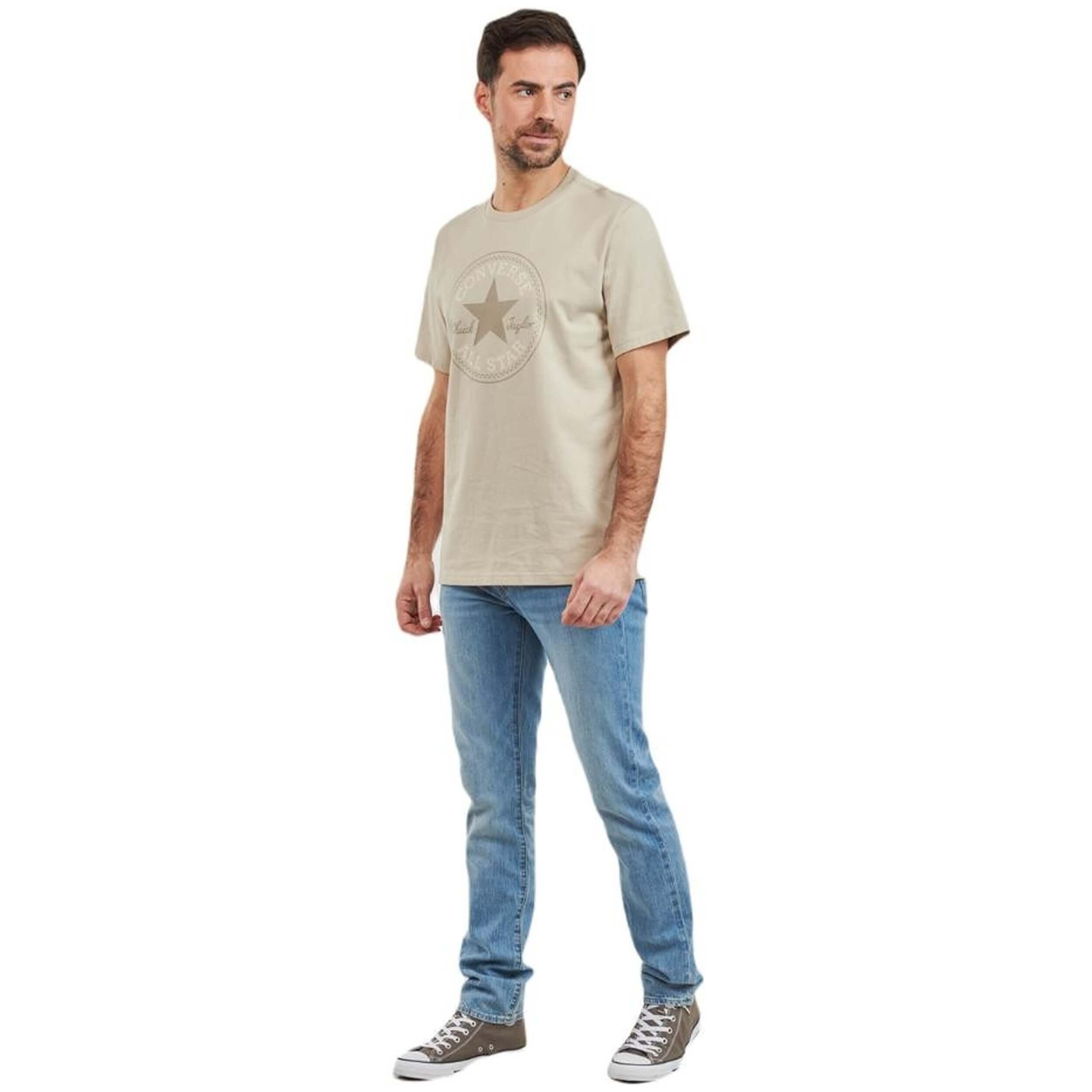 Maglia a maniche corte Converse modello 10025459-A21 per uomini 3/3