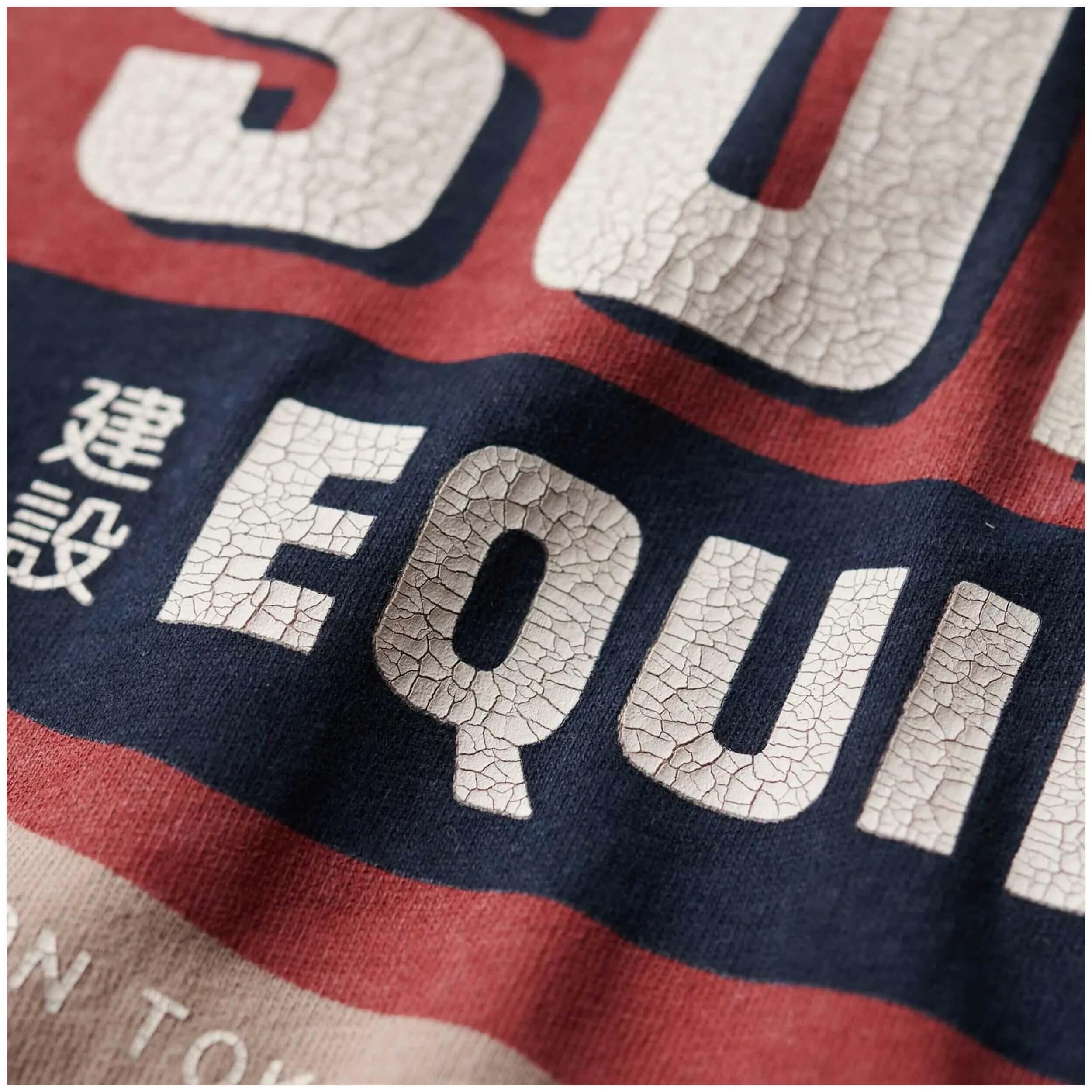 Maglia a maniche corte Superdry Ringer Workwear Graphic per uomini 3/5