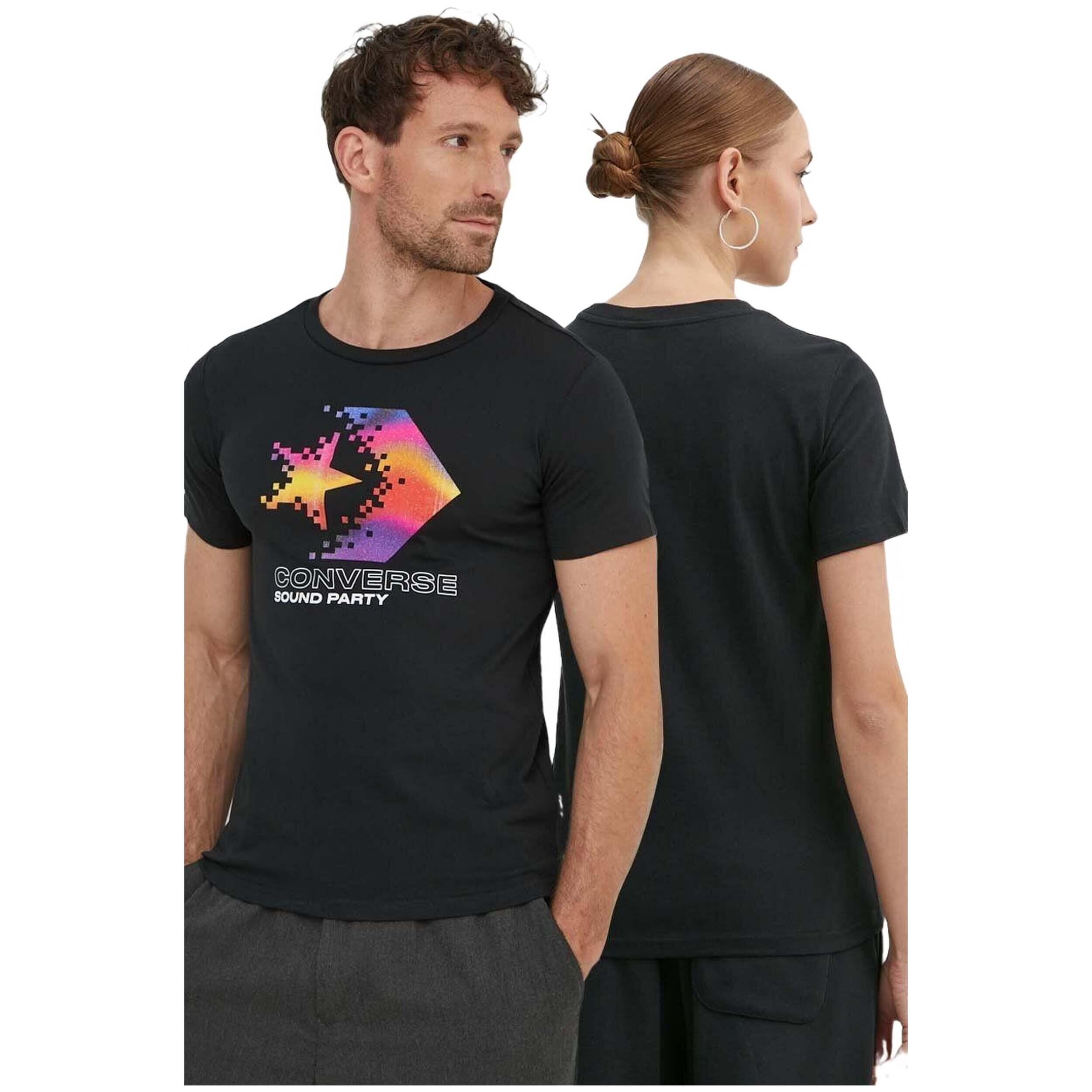 T-shirt Converse modèle 10026364-A02 pour unisexe 1/5