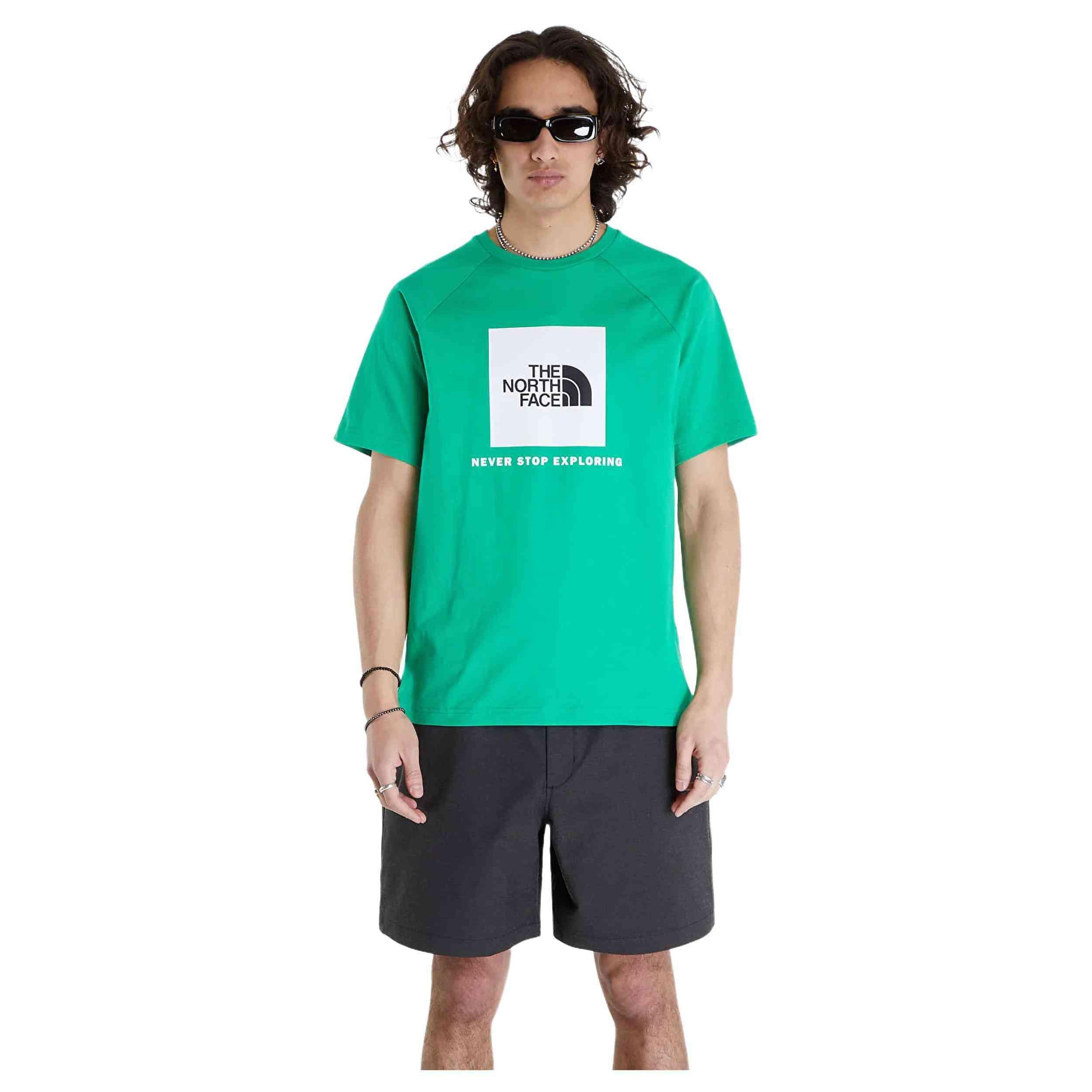 The North Face - T-shirt The North Face Modèle Nf0a87njpo81 Pour Homme - T-shirt Manches Courtes - Vert - Decathlon