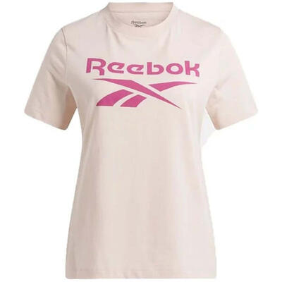 T-shirt met korte mouwen reebok identity big logo voor vrouwen