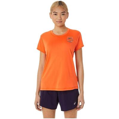 T-shirt met korte mouwen asics fujitrail voor vrouwen
