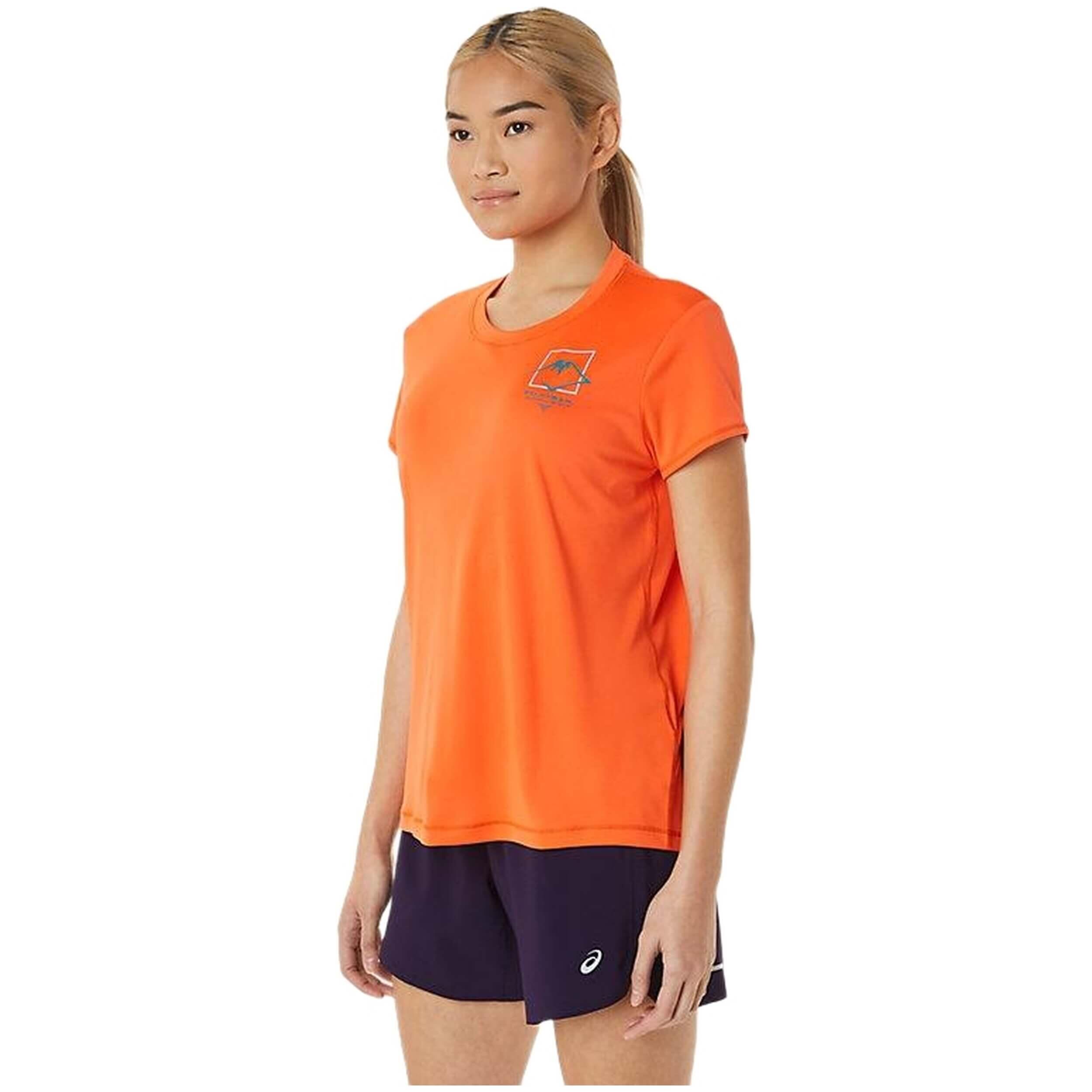 Maglia a maniche corte Asics modello 2012C395-800 per donne 3/5