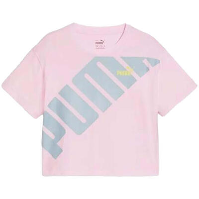 Maglia a maniche corte Puma POWER Youth Short Length Tee per donne
