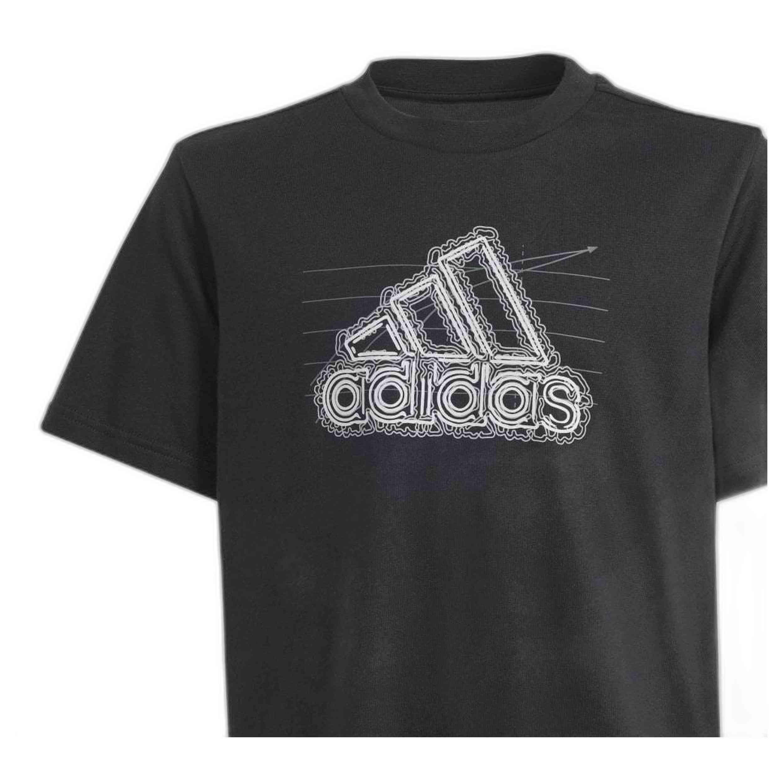 Maglia a maniche corte Adidas modello IM8324 per unisex ragazzi 3/4