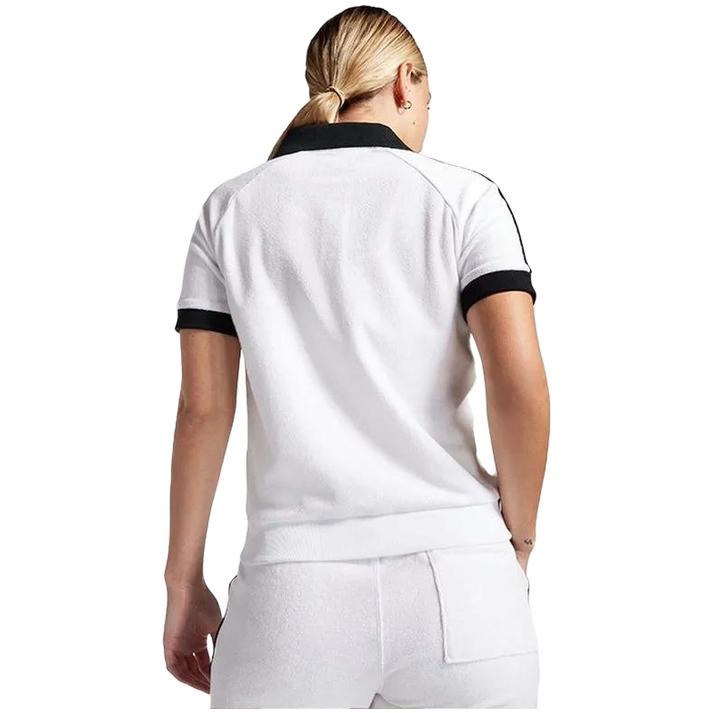 Polo à manches courtes Converse modèle 10026386-A02 pour femmes 2/3