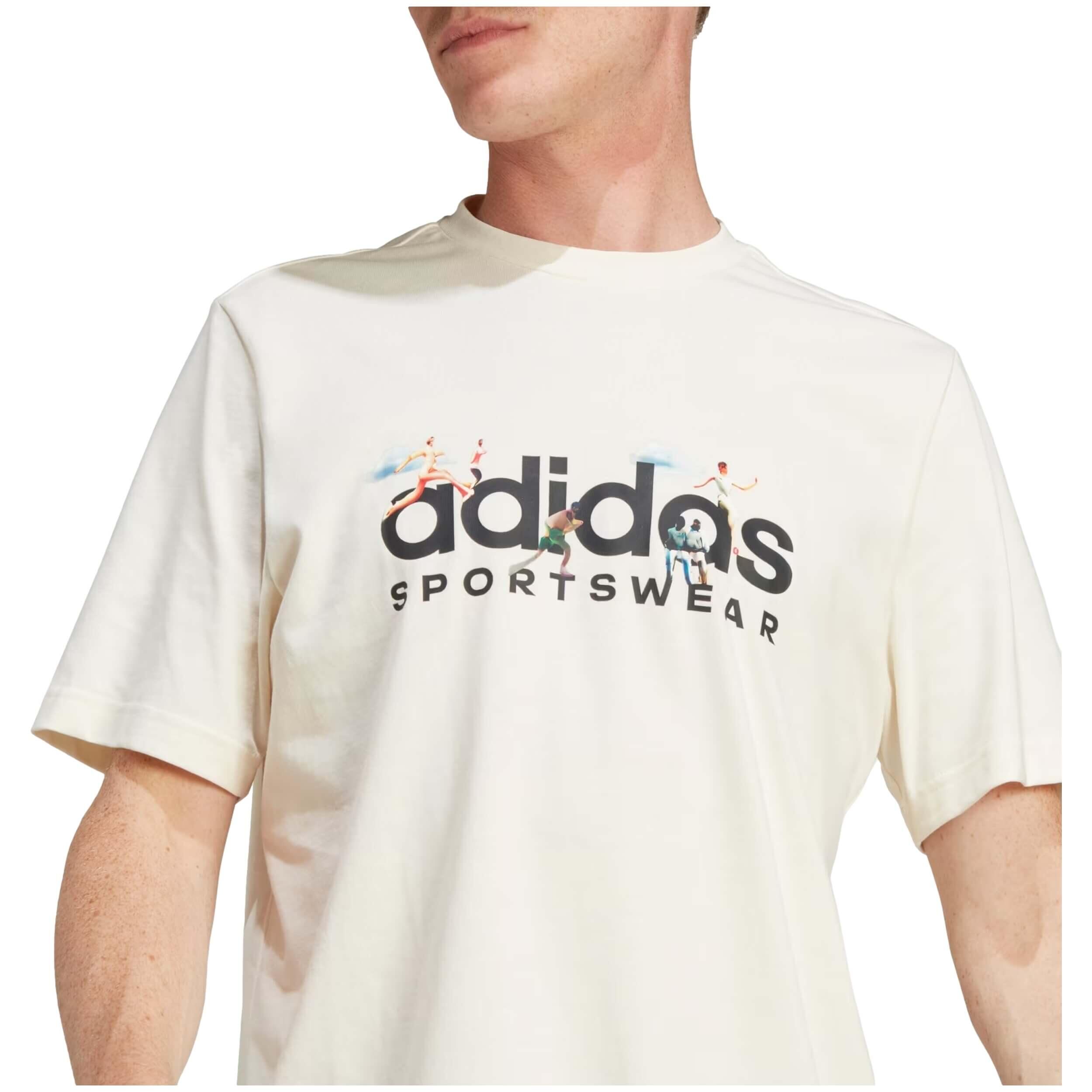 Maglia a maniche corte Adidas modello IM8305 per uomini 4/5