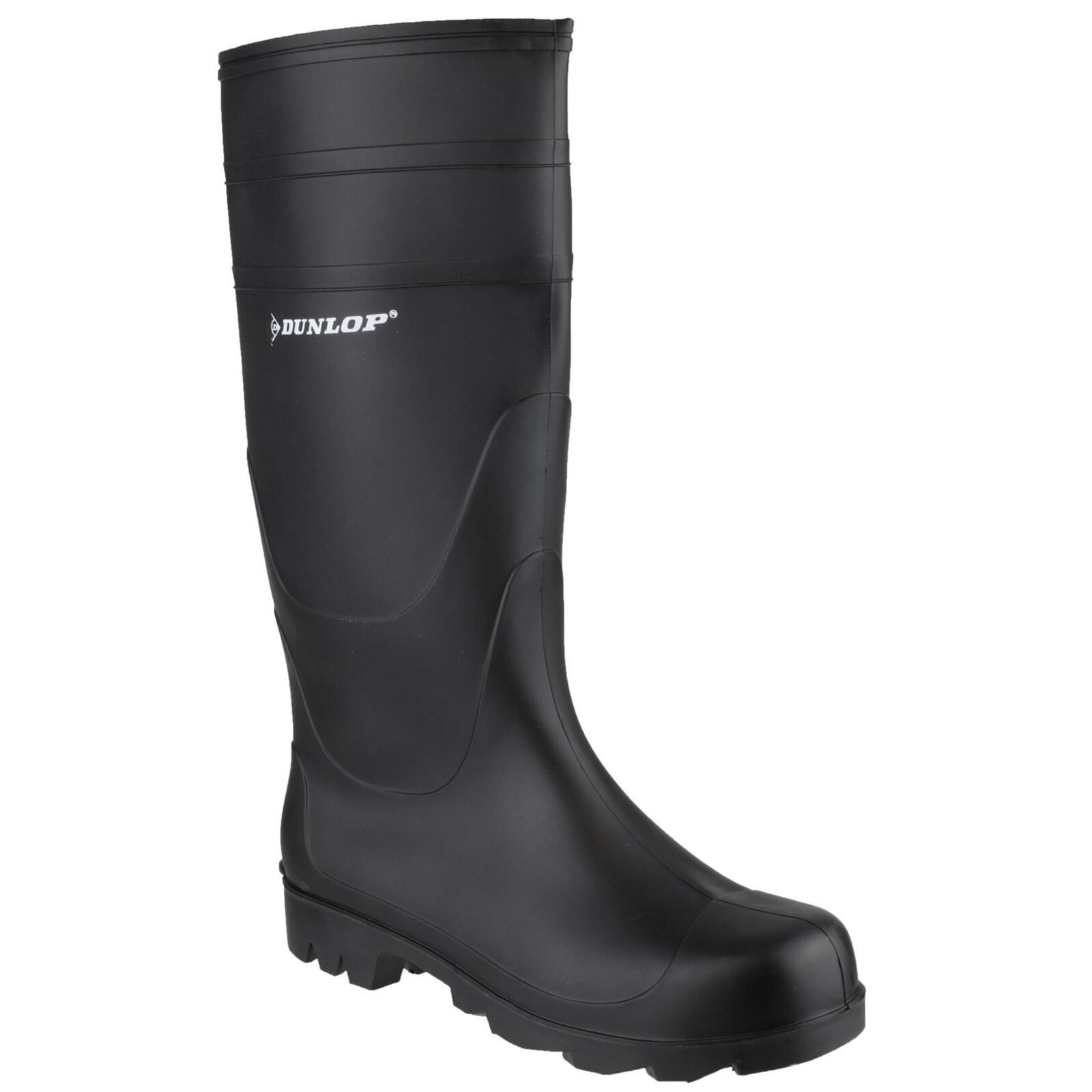 Universal Plain Rubber Wellingtons BLACK 2/5