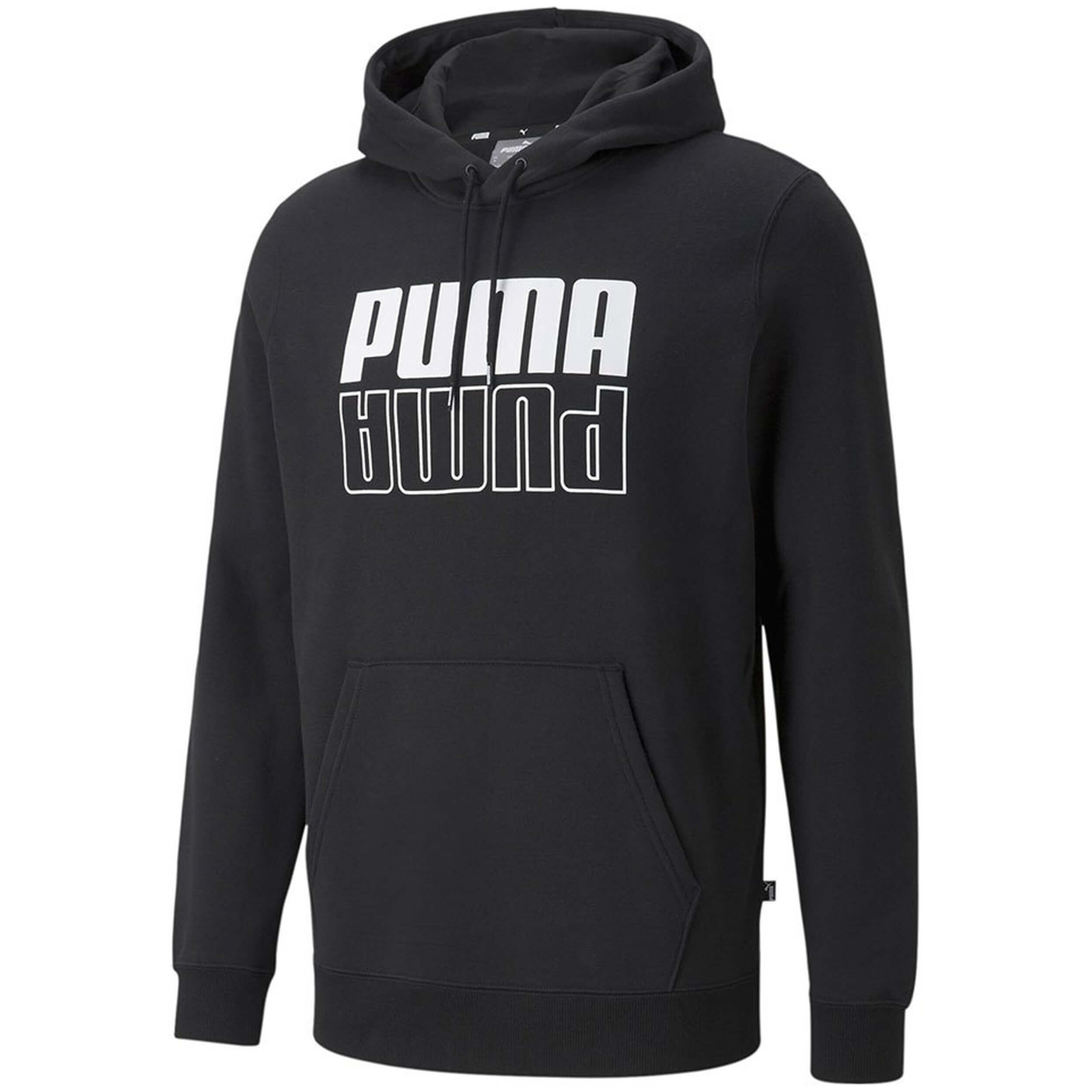 Felpa con cappuccio Puma Power Logo per uomini 1/2