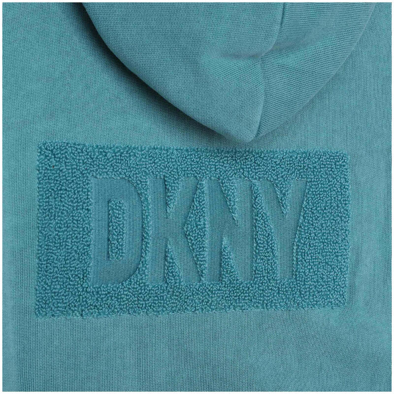 Sweat à Capuche DKNY Active - 1/2 Bras, Marron, Taille M, Occasion Très Bon État