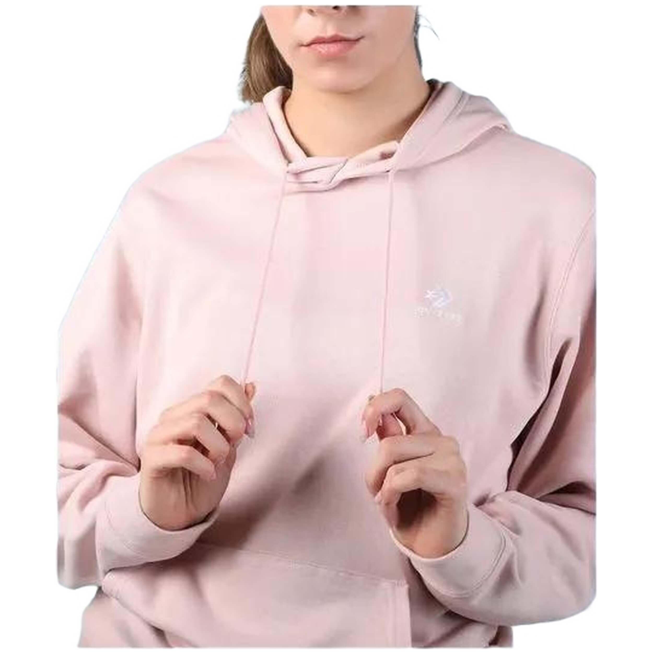 Sweat à capuche Converse modèle 10023874-A28 pour femmes 3/4