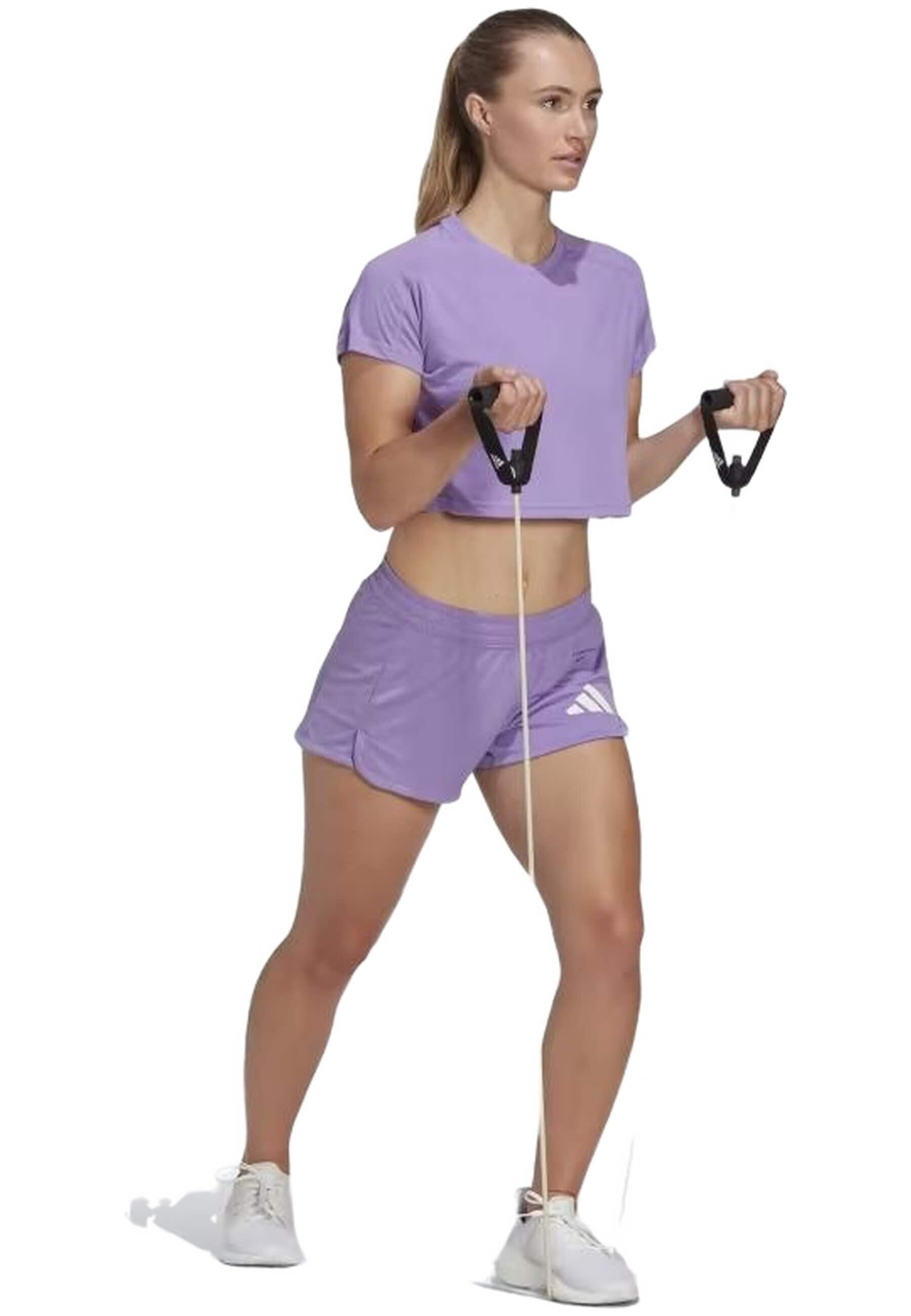 Maglia a maniche corte Adidas modello HR7790 per donne 4/5