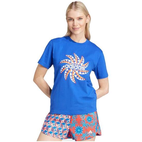 Maglia a maniche corte Adidas X Farm Rio per donne