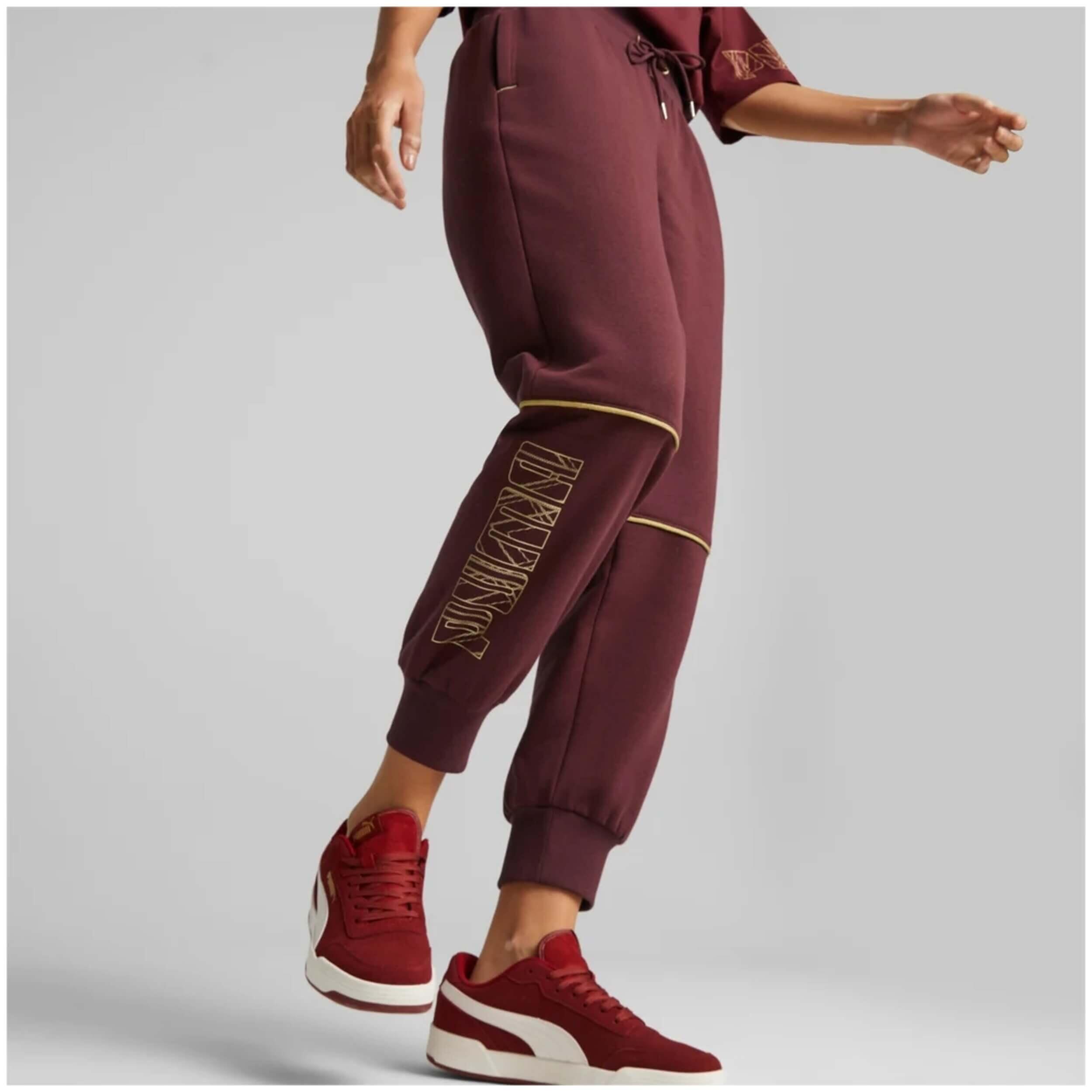Pantaloni lunghi Puma Power Deco Glam per donne 1/5