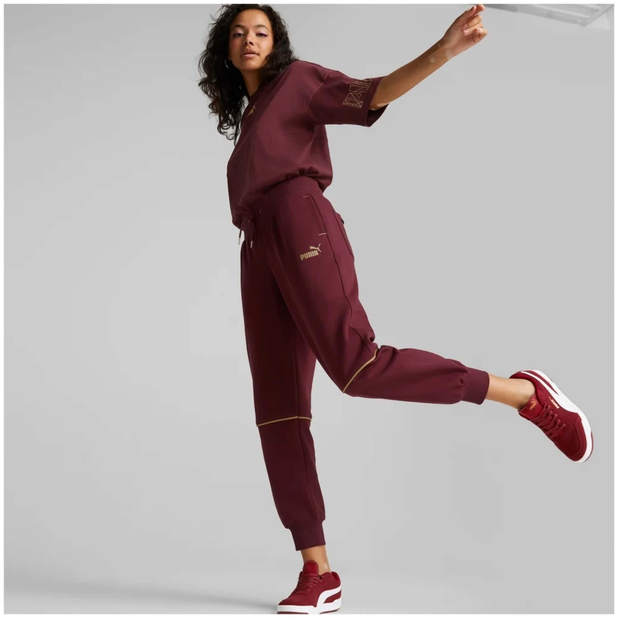 Pantaloni lunghi Puma Power Deco Glam per donne 5/5