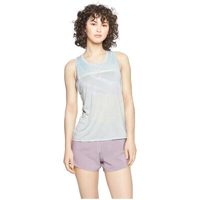 T-shirt vrouw asics t-shirt de course blauw