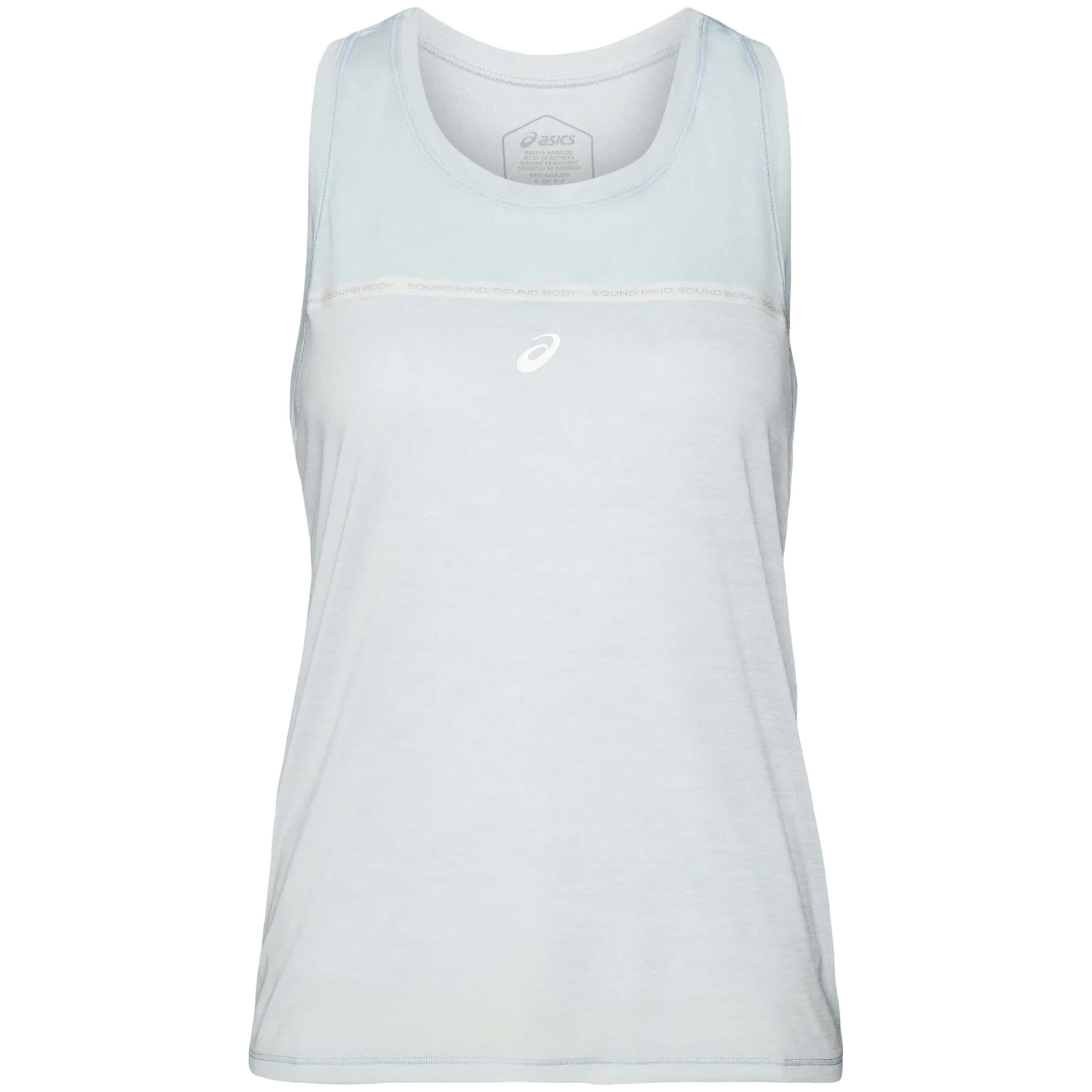 Maglietta Donna Asics T-Shirt De Course Blu 3/4