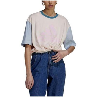 Maglia a maniche corte Adidas Essentials Boyfriend Logo per donne