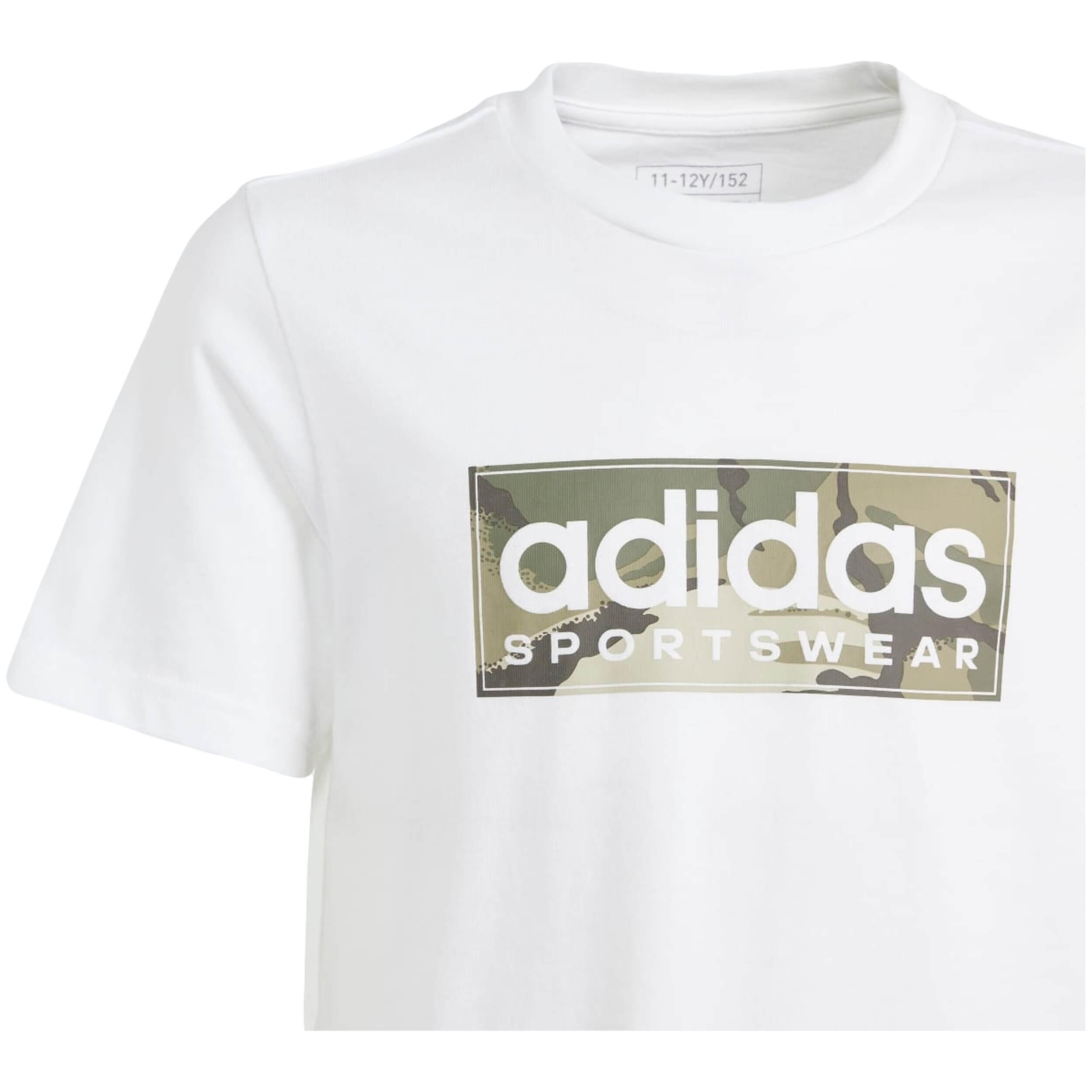 Maglia a maniche corte Adidas modello IW1372 per ragazzi 2/3