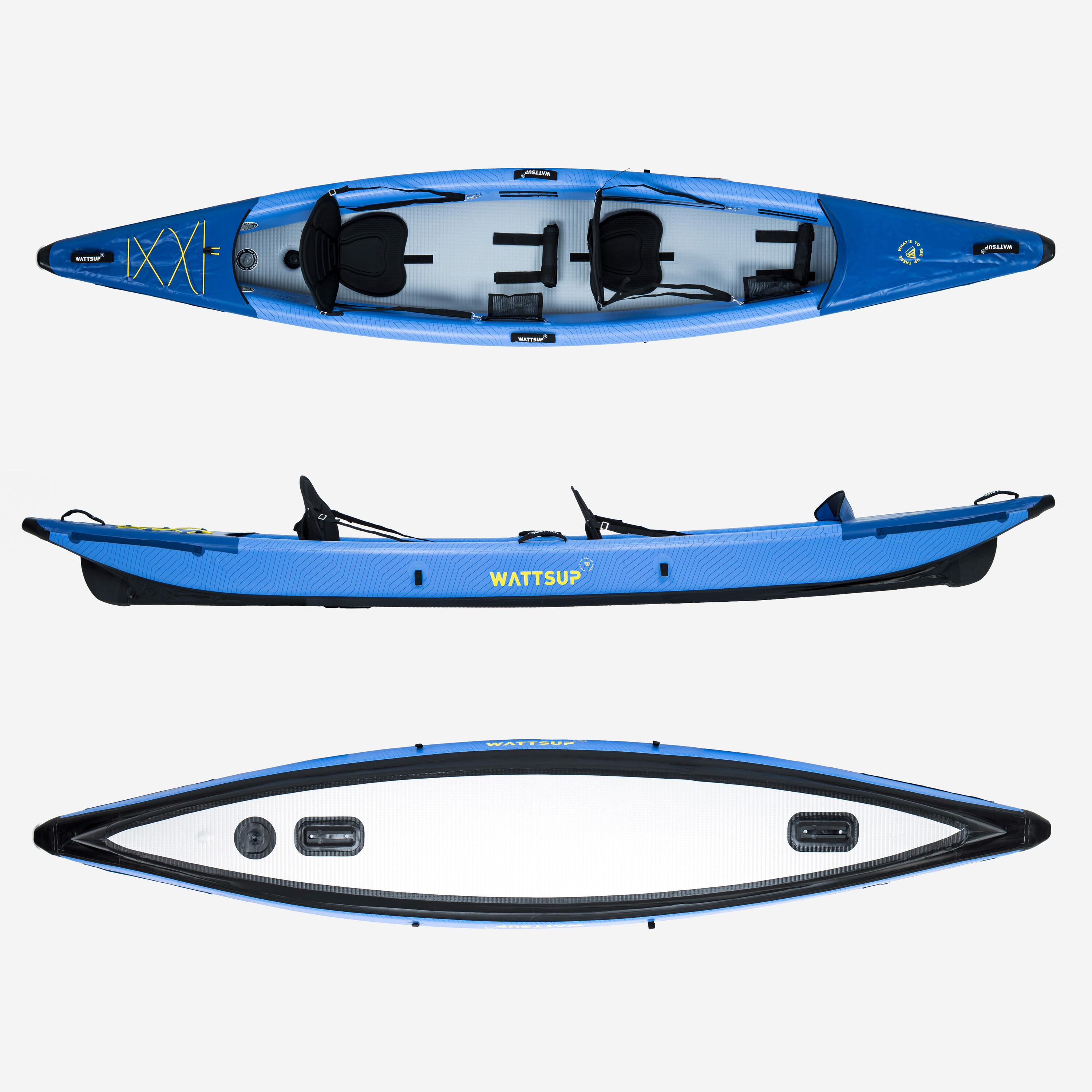 Tweedehands Set kajak Beluga voor 2 personen dropstitch 3/5