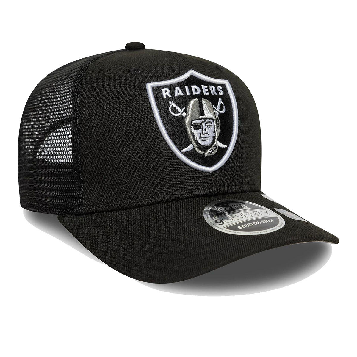 Casquette NFL Las Vegas Raiders New Era 9Seventy Stretch Snapback Noir 3/5