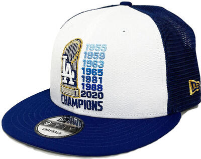 New Era 9FIFTY Cap Los Angeles Dodgers Titles C5 weiß