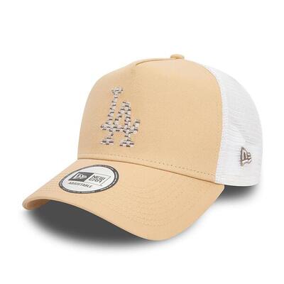 New Era Trucker Cap LA Dodgers Seasonal Infill beige