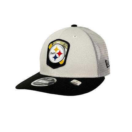 New Era 9FIFTY Cap Snapback NFL23 Salute To Service Pittsburgh Steelers creme