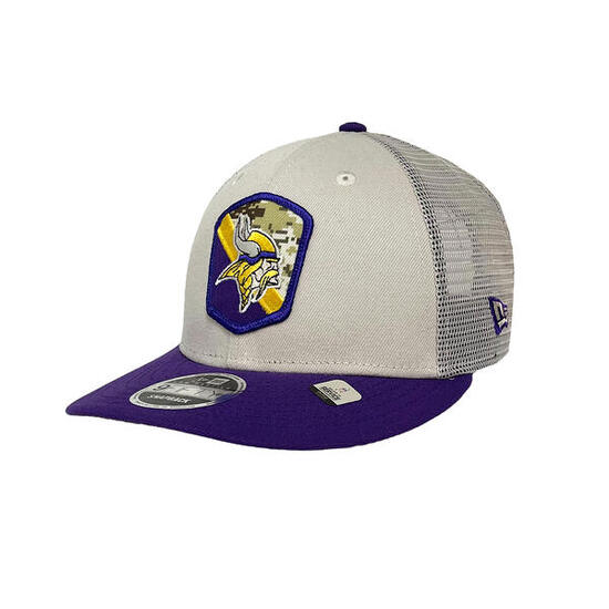 New Era 9FIFTY Cap Snapback NFL23 Salute To Service Minnesota Vikings creme