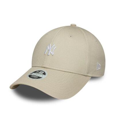 New Era 9FORTY Cap Women New York Yankees MLB Mini Logo beige