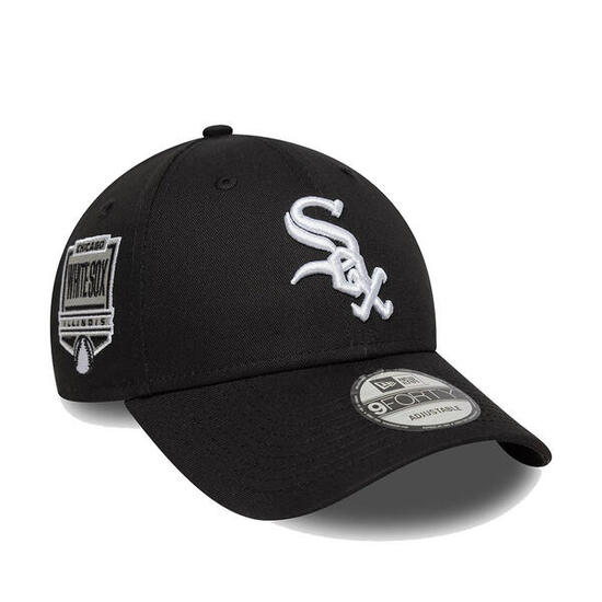 Casquette MLB Chicago White Sox New Era Side Patch 9FORTY Noir -New era